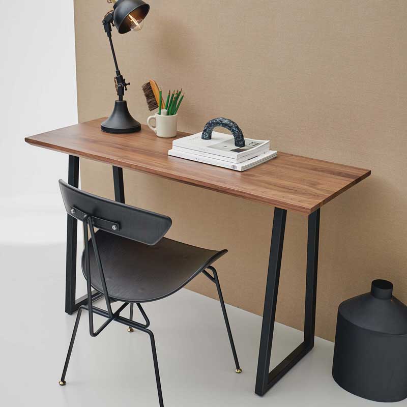 テーブル用スチール脚パーツ|高さ70.5cm〈アジャスター付き/2本セット〉