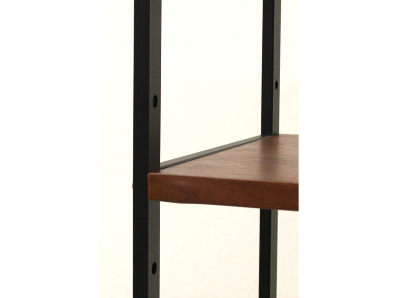 スチールフレームと木のオープンラック｜幅35cm｜am