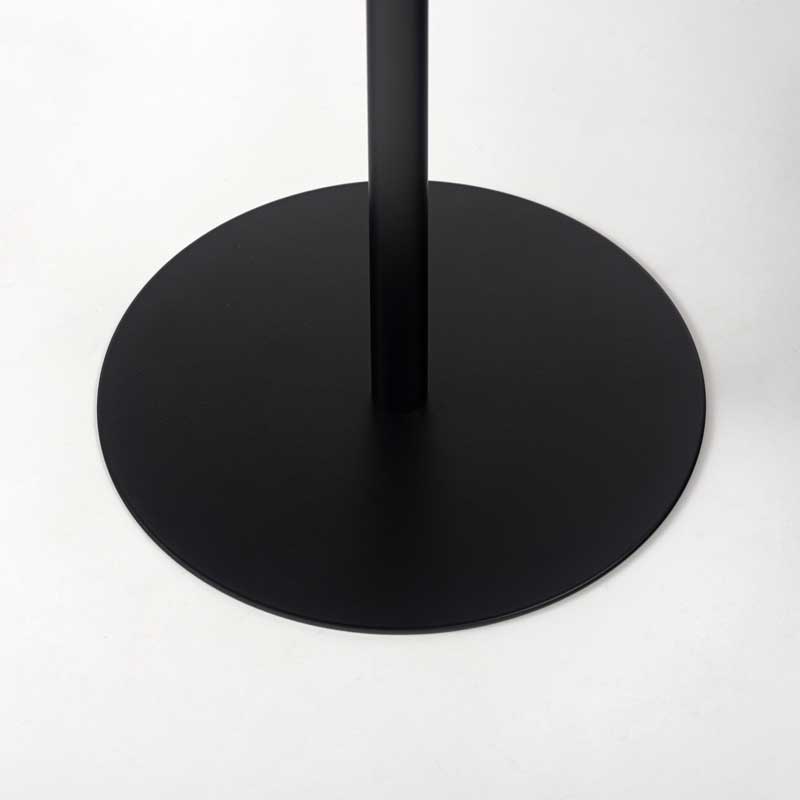 サイドテーブル スチール ミニ 一本脚 高さ53cm｜ベッドサイドやソファ横に