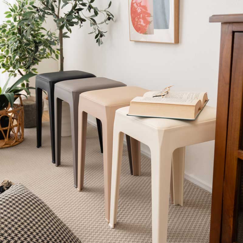 アスクル スタッキングスツール 20脚セット グレー Amazon.co.jp