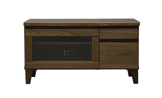 収納もできる 1人暮らしサイズのテレビ台　ブラウン【幅80cm】