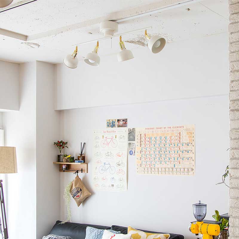 4灯シーリングライト | MATIN | インダストリアル