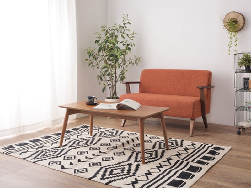 シンプルさが際立つミニマルデザインのセンターテーブル | ナチュラルインテリア