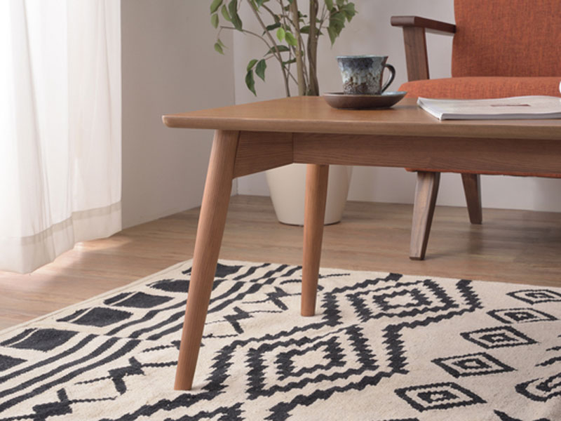 シンプルさが際立つミニマルデザインのセンターテーブル | ナチュラルインテリア