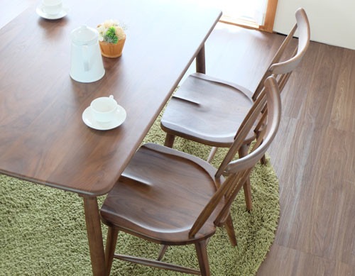 チェア ダイニング ウォルナット材 WA【座面までの高さ約39cm】 おしゃれなインテリア