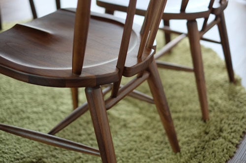 チェア ダイニング ウォルナット材 WA【座面までの高さ約39cm】 おしゃれなインテリア