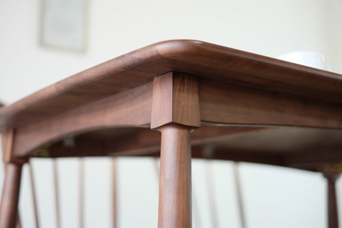 ダイニングテーブル ウォルナット材 WA【幅130cm】 おしゃれなインテリア