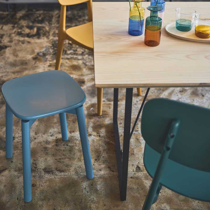 インダストリアルスタイルの黒アイアンフレーム脚|2脚セット