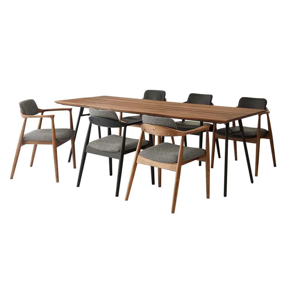 ダイニングテーブル ウォルナット化粧板 150×80cm ダイニングテーブル ウォルナット化粧板 150×80cm