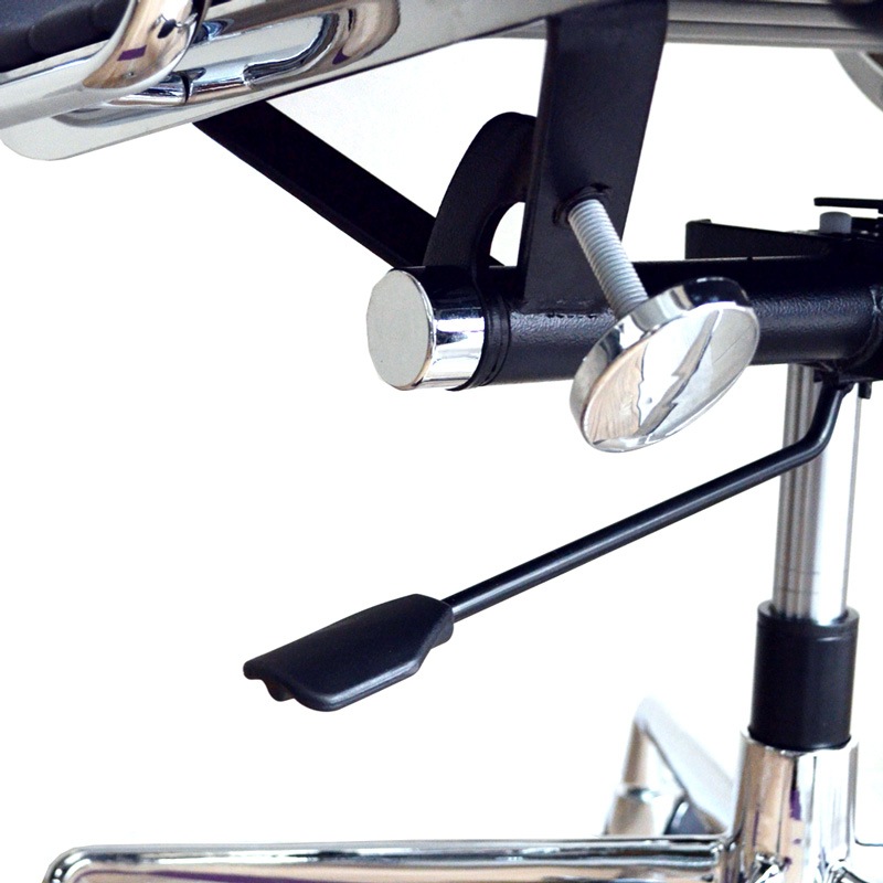 アルミナムチェア イームズ【ローバック/フラッドパッド】本革モカ