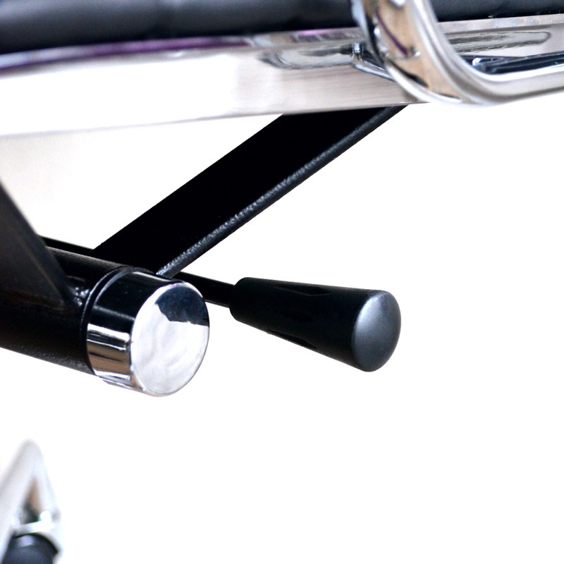 アルミナムチェア イームズ【ローバック/フラッドパッド】本革モカ