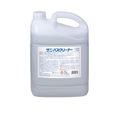 ミッケル化学株式会社 サニバスクリーナー 5L×4