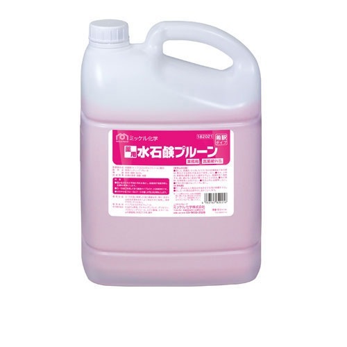 ミッケル化学株式会社 薬用水石鹸プルーン 5L×2