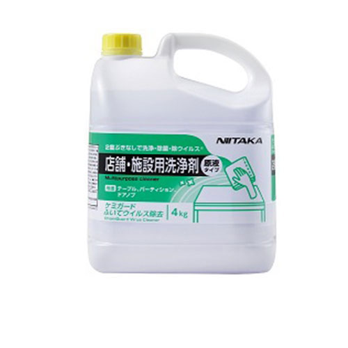 ニイタカ ケミガード ふいてウイルス除去 4kg x 4本