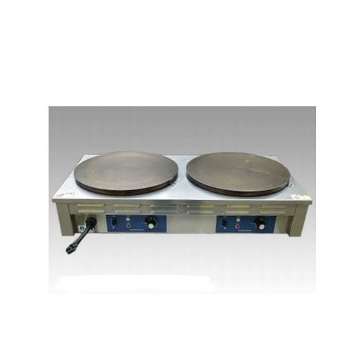 ◆[K1228]エイシン電機　電熱式クレープ焼器　単相100V仕様/1.7KW　クレープ焼き器　動作確認済　引き取り可能（大阪市） 中古 A05332 クレープ焼き機 エイシン 3相200V 直径41cm 業務用