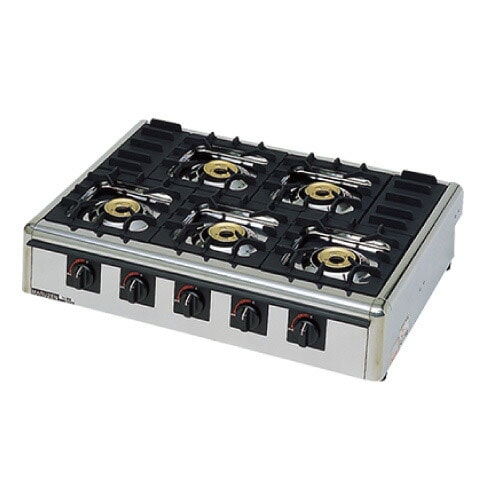 マルゼン ガステーブルコンロ M-825C ５口コンロ