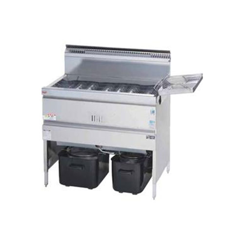 業務用ミキサー、製麺機を中心に、総合厨房機器を製造、販売 三省堂実業 / 【新品・送料無料・代引不可】マルゼン MGF-C13FK ガスフライヤー  涼厨フライヤー ファーストフードタイプ 業務用 ガスフライヤー