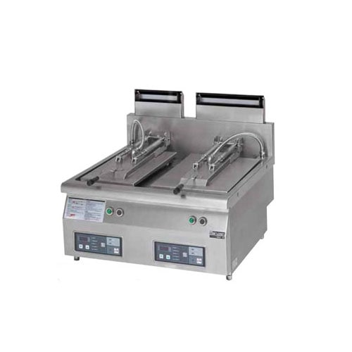 マルゼン ガス自動餃子焼器 マイコン搭載 フタ取り外し MAZ-46S