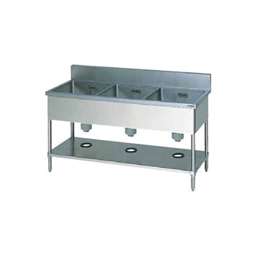 マルゼン 三槽シンク BS3-186