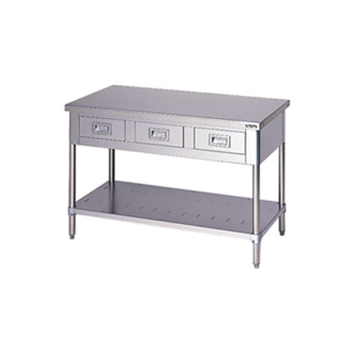 BWD-096T マルゼン 作業台・引出しスノコ板付（バックガードなし）