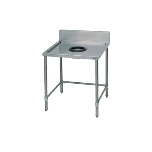 マルゼン ダストテーブル バックガードあり BDW-126