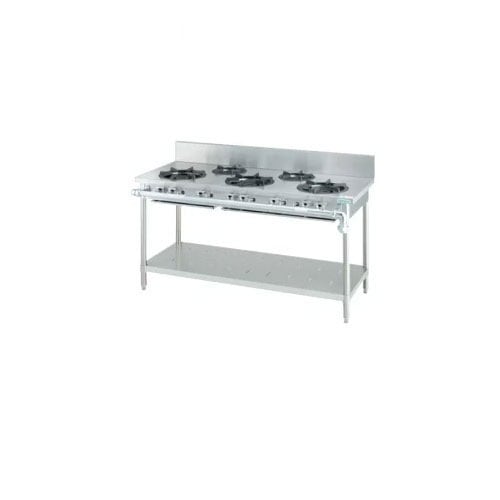 タニコー ガステーブル クランスシリーズ バックガード付 B-TGT-150