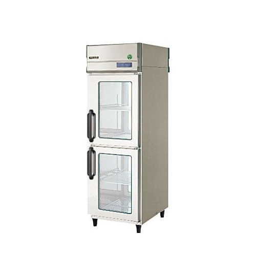 フクシマガリレイ タテ型 パススルー冷蔵庫 ガラス扉仕様 GPD-060RX-G
