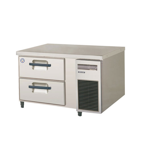 フクシマガリレイ ２段ドロワーテーブル冷凍庫 LBC-092FM2-R 受注生産品