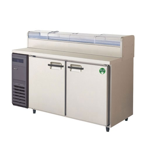 フクシマガリレイ ネタケース付コールドテーブル LCC-150RX-NCF ノンフロン 受注生産品