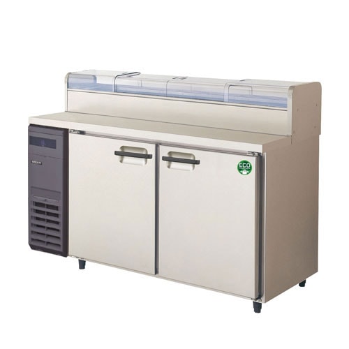 フクシマガリレイ ネタケース付コールドテーブル LCW-150RX-NCF ノンフロン 受注生産品