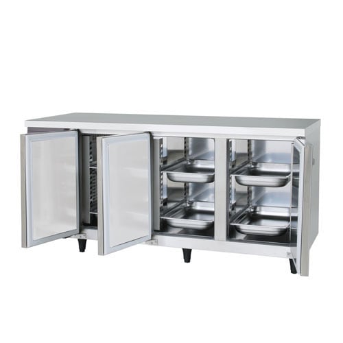 フクシマガリレイ １/１ホテルパン仕様コールドテーブル YRN-160RMPC