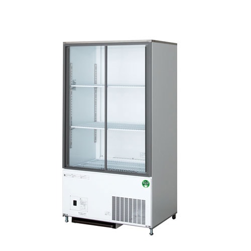 フクシマガリレイ スライド扉 リーチインショーケース キュービックタイプ CRU-080GLWSRX