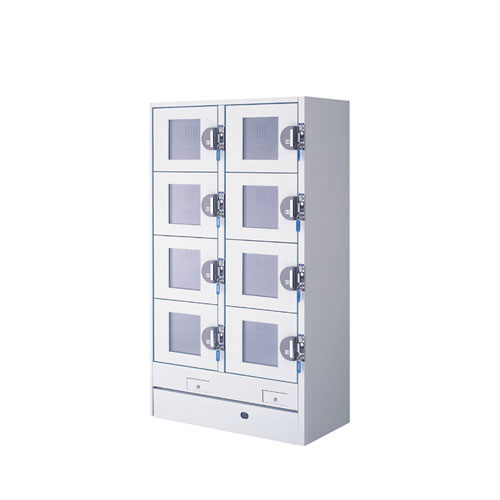 フクシマガリレイ コールドロッカー コイン式有料型 HPM-8RG9-G2 ガラス扉/200円タイプ