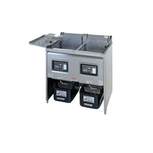 TEFL-87WN タニコー 電気フライヤー 二槽タイプ