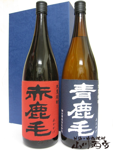 青鹿毛と赤鹿毛のセット25度 1.8L / 宮崎県 柳田酒造 【 1719