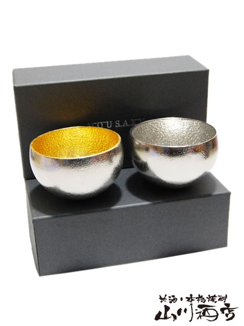 能作 ( のうさく ) 錫 ( すず ) 製おちょこKuzushi-Yure-ミニ2