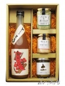 とろとろの梅酒 720ml + ディップソース３種セット 【4800】【 送料無料 】【 お酒とディップソースのセット 】|ギフトセット