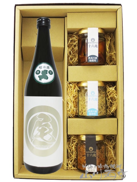 三千盛 ( みちさかり ) 純米大吟醸 まる尾 720ml ＋ 鮎のおつまみ3種