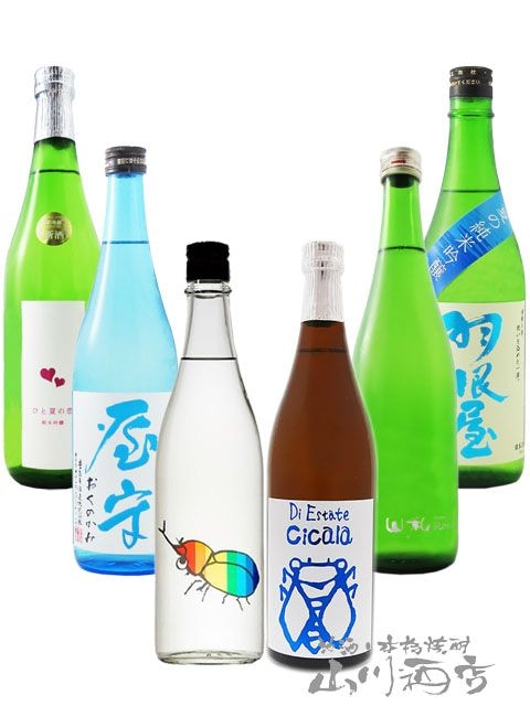 人気の日本酒 夏酒 飲み比べ 720ml 6本セット【 6434