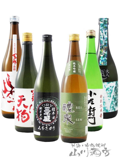 岐阜県の日本酒 飲み比べ 720ml 6本セット 【6638】【 日本酒 】【 要