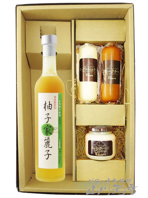 柚子家麗子 ( ゆずやれいこ ) 500ml ＋ チーズ(スモーク・ヨーグルト