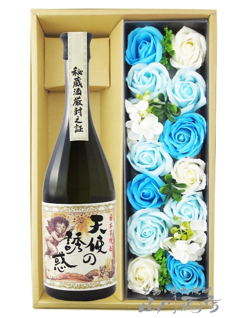 天使の誘惑 720ml ＋ シャボンフラワーセット【 7853 】【 芋焼酎