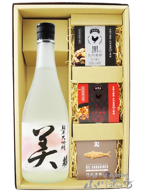 蓬莱泉 ( ほうらいせん ) 純米大吟醸 美 ( び ) 720ml + 缶詰おつまみ