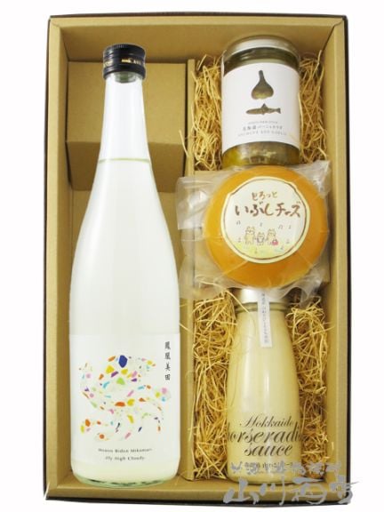 鳳凰美田 ( ほうおうびでん ) ミクマリ 720ml + おつまみ3種セット