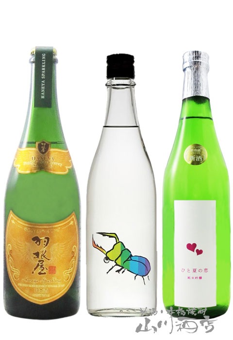 日本酒 飲み比べ 720ml 3本セット （ 仙禽 UAくわがた + 羽根屋 ( はね