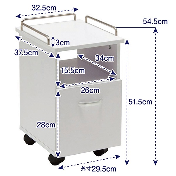 BASICネイルミニワゴン FV-5712-3