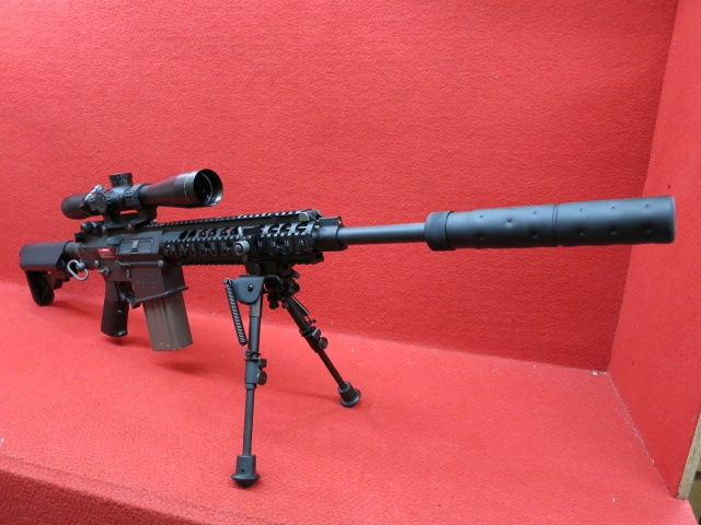 ARESメタルレシーバー電動ガン SR25Kフルセット エアーガン 電動ガン