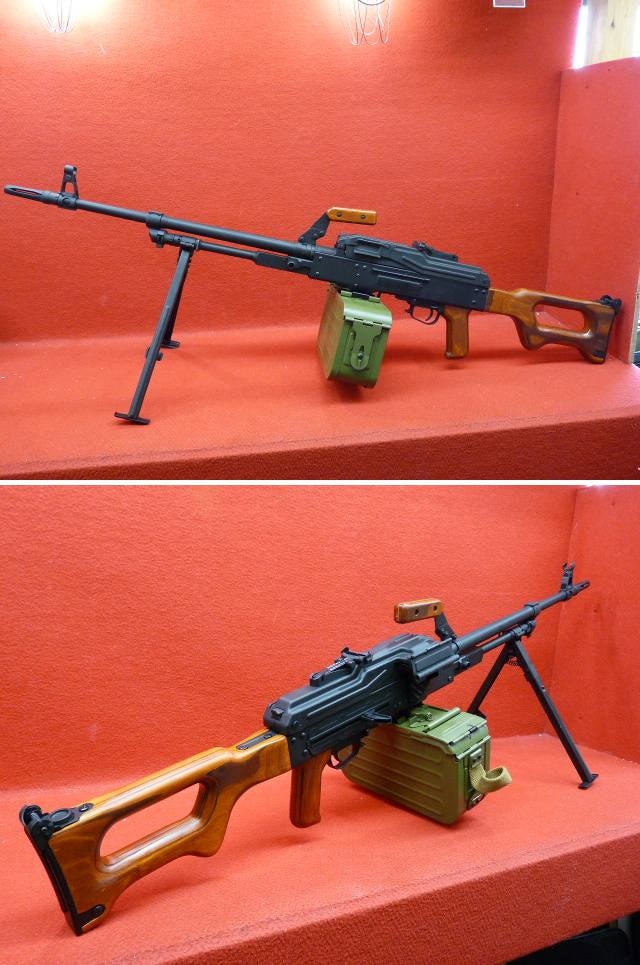 超大型送料】【送料無料対象外】LMG・A&K PKM エアーガン 電動ガン