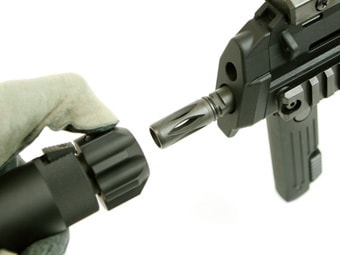 LayLax MP7・QDサイレンサー・マルイ電動/ガス共用 サバゲー