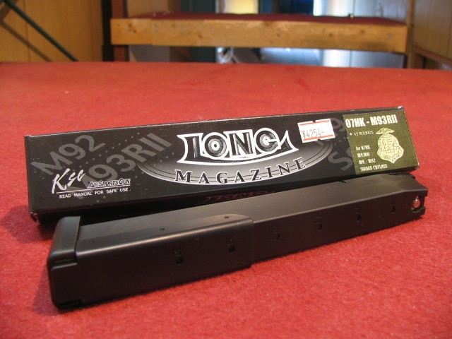 ksc m9.ガスマガジン、ロングマガジン KSC製 ベレッタM92バーテックHW